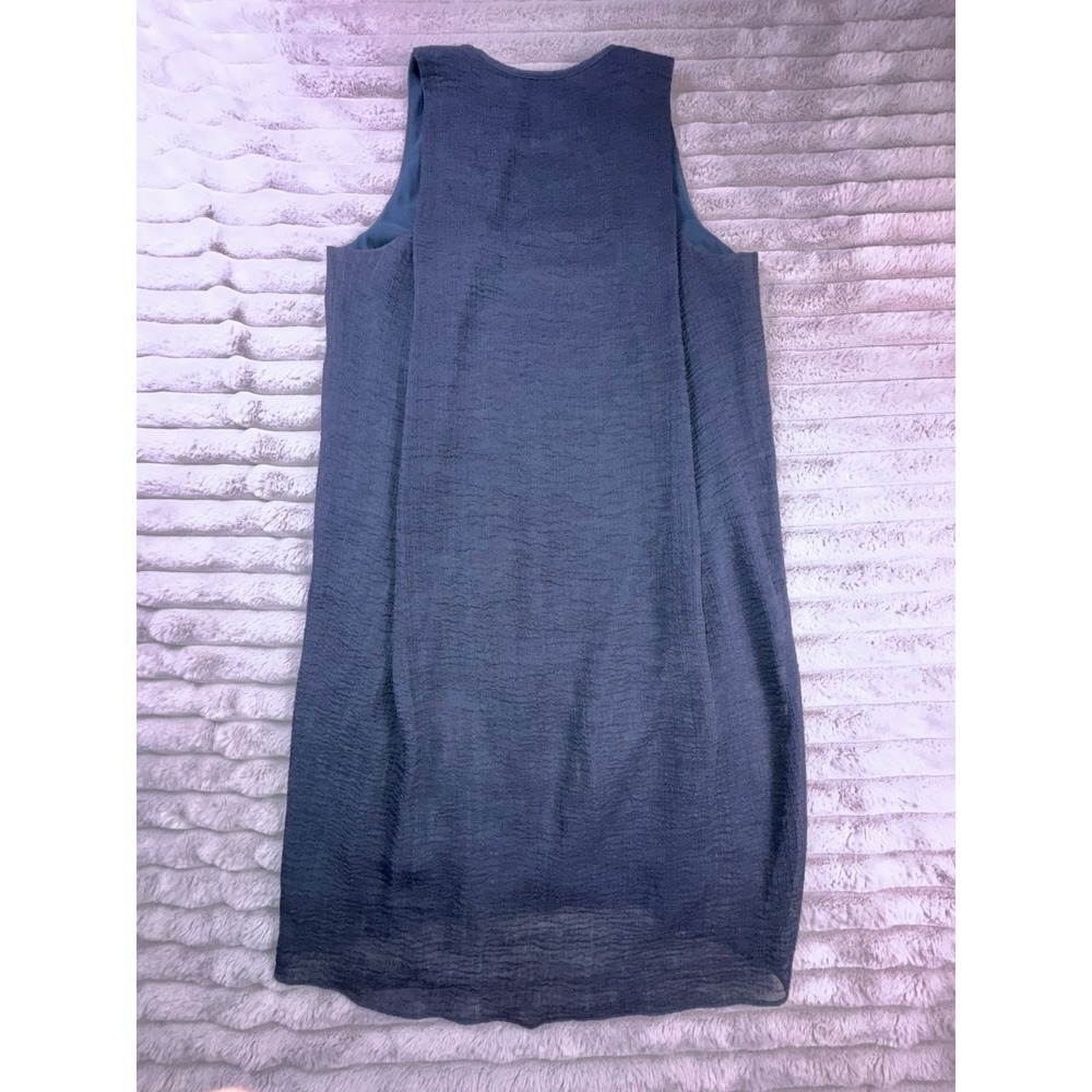 Helmut Lang Breeze Dress Small Dark Green Sheer Gauze Shift Slip Euro Summer - Picture 11 of 11